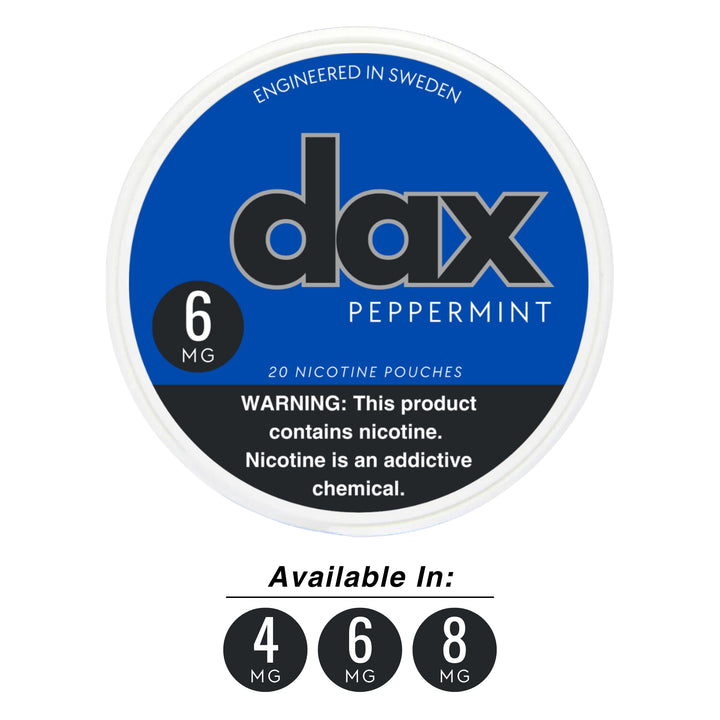 Dax Peppermint Nicotine Pouches