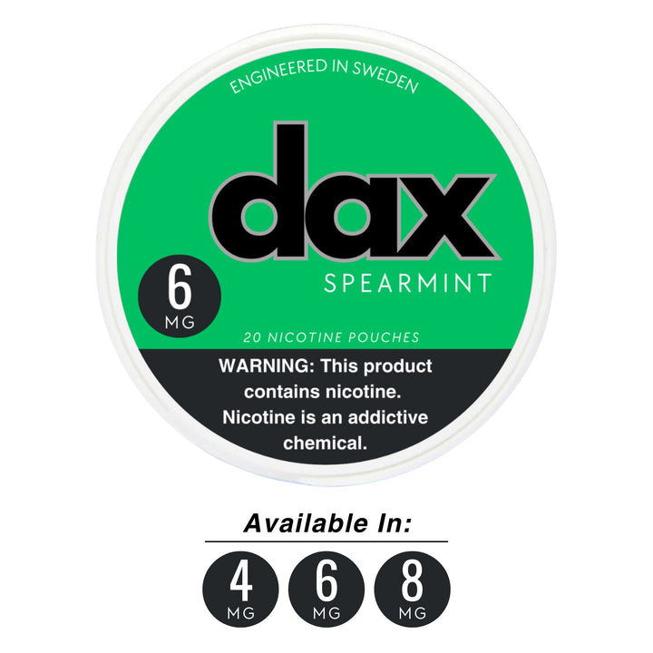 Dax Spearmint Nicotine Pouches