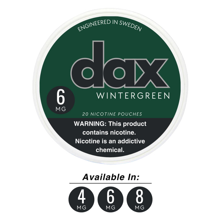 Dax Wintergreen Nicotine Pouches